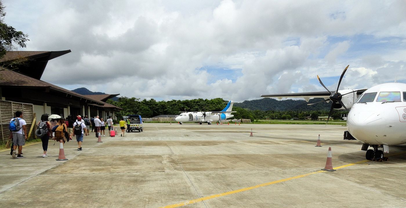 Air Swift ATR at El Nido Airport, Philippines
